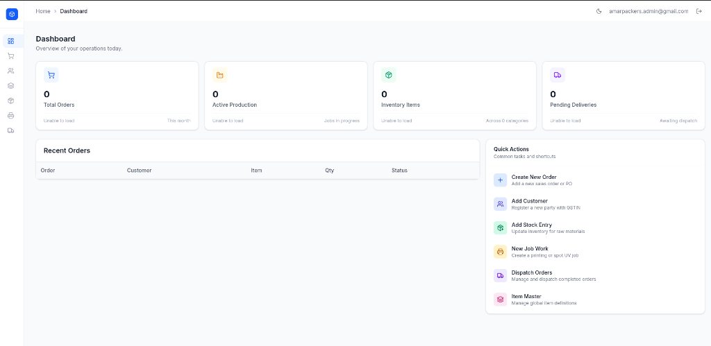 Full-Stack Enterprise ERP System cover